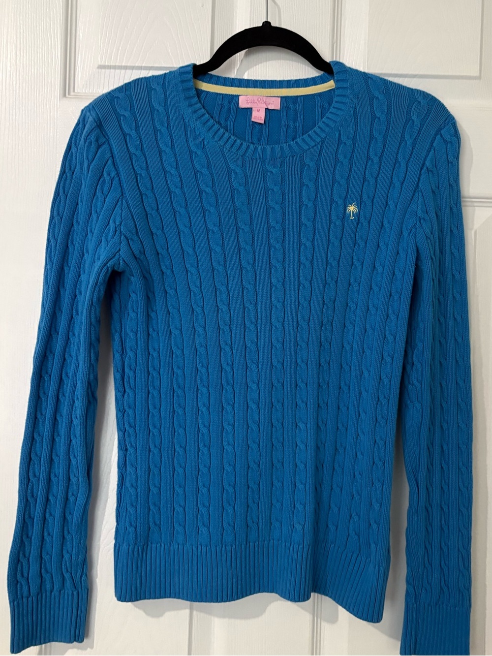 Pulitzer
Lilly Pulitzer Cable Knit
Sweater Cotton Top Crew Neck
Sweater Womens